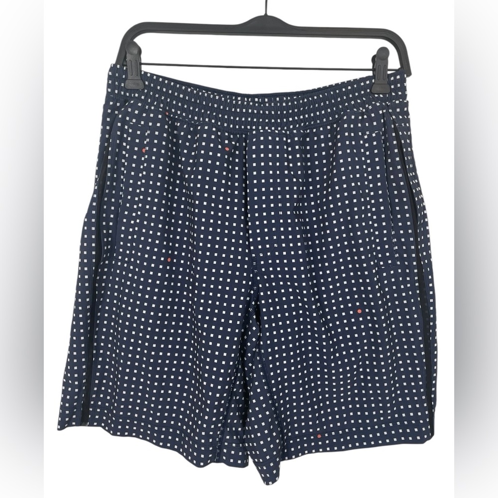 lululemon athletica Navy and White Athletic Shorts